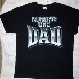 Number One Dad Graphic T-shirt